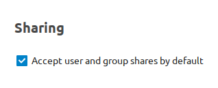 Auto-accept sharing setting.